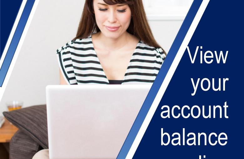 Online account balance