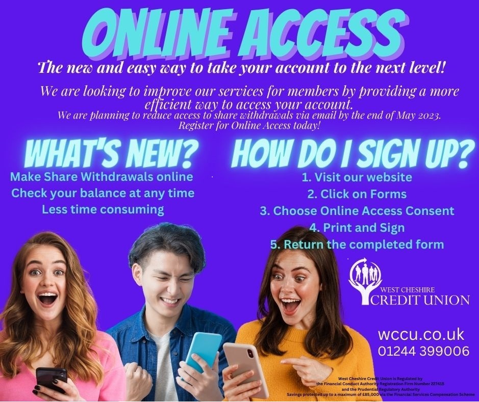 access your account online