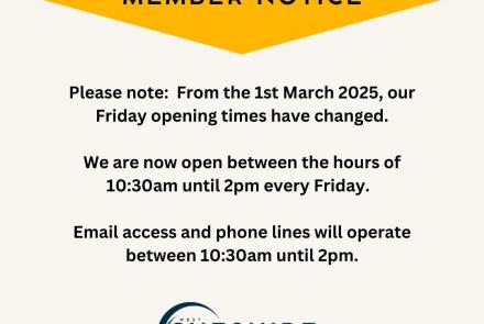 member notice